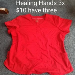 Healing Hands scrub top
